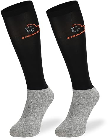 SKIETY Vêtements équestres Femme & Homme – Chaussettes Hautes Femme & Homme – Chaussettes Équitation Microfibre Femme & Homme – Chaussettes Équitation Fille