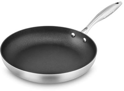 Scanpan CX+ Bratpfanne, 27,9 cm, Stratanium Plus Antihaftbeschichtung, 5-lagiger Edelstahl