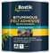 AMK® Bostik Evo Stik Bituminous Felt Adhesive for Roofs 2.5L Waterproofing Feltfix Roof For Asphalt Metal Concrete Bonding Brush On