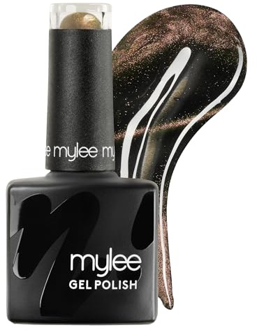 Mylee Cat Eye Gel Nail Polish 8ml [Spell] - Magnetic, Glitter, Holographic, UV/LED Nail Art Manicure Pedicure, Professional, Salon & Home Use, Long Lasting & Easy to Apply, Vegan & Cruelty Free