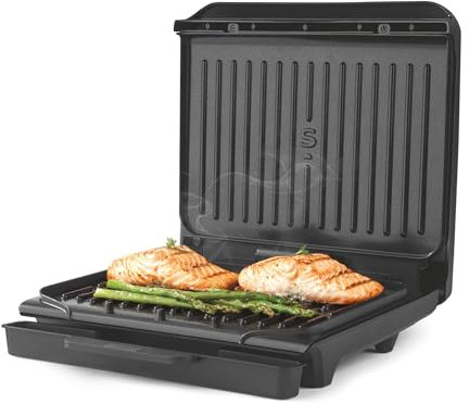 Salter ActiGrill Everyday – 4 Portion Medium Health Grill, Floating Hinge To Cook Thicker Pieces Of Food & Deep Fill Paninis, PFAS-Free Non-Stick Cooking Plates, Automatic Temperature Control, 1500W