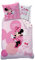 Disney Minnie Bettwäsche-Set, Flanell, Rosa, 135 x 200 cm, 2-Einheiten