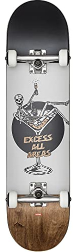 GLOBE G1 Excess Skateboard/Streetboard White/Brown