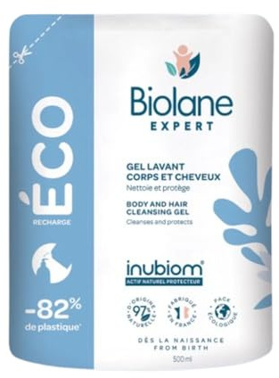 Éco-recharge gel lavant Expert 500 ml - Biolane