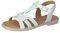 RICOSTA Mädchen Riemchensandalen BIRTE, Kinder Sandalen, Weite: Mittel, Sandaletten, Sommersandalen, bequem, flach, Sommerschuhe, Jade (520), 40 EU