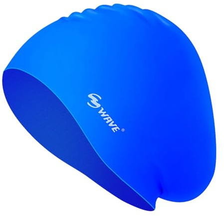 Cuffia da bagno in silicone per donne, cuffia da bagno in silicone per capelli lunghi | Cuffia da bagno per trecce e dreadlocks donna, cuffia da doccia impermeabile per uomini e ragazze