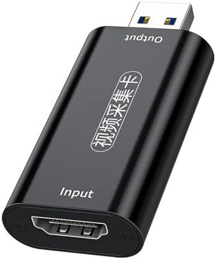 Yooghuge USB3.0 Video Captures Card Video Grabbers For 1080p/4K And Live Streaming Not External Power Neededs