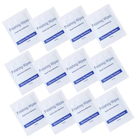Gogogmee 40 pezzi Salviette Detergenti Corpo per Rimozione Cera Depilatoria Formula Delicata Irritazione per Pelli Sensibili Rimuove Residui di Cera Senza Appiccicare per Cura Post