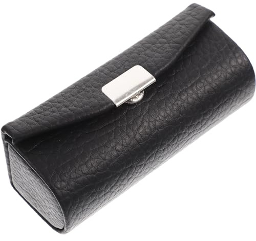 GRADENEVE Custodia Porta Rossetto Singolo in Pu Nero Specchio