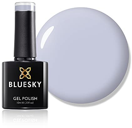 Bluesky Gel Nail Polish, Spring 2020 Collection, Linen Dress, SS2006, Grey Long Lasting, Chip Resistant, 10 ml (Requires Drying Under UV LED Lamp)
