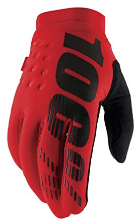 100% MTB-Handschuhe Brisker Rot Gr. S