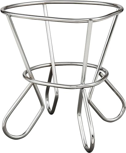 Soro Essentials- 8-1/2 x 7-1/4 x 6 Nickel Plated Wire Ham Holder- Ham Holder Roasting Rack for Ham Cooling Drying Rack Kitchen Rack Great for Cooking Roasting Home Kitchen Restaurant