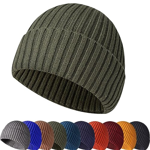 Baynetin Berretto Lavorato a Maglia Invernale Autunnale,Caldo Cappello Morbido con Morbida Fodera in Pile per Donne Uomini Beanie Hat Inverno Sport All'aperto