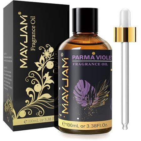 MAYJAM Olio Di Fragranze Di Viola Di Parma 100ml, Premium Viola Di Parma Di Fragranze Aromaterapia Per Olio Essenziali di Diffusori, Umidificatori, DIY, Casa