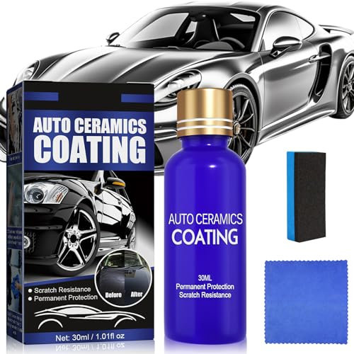 Cuidado de plástico para coche, 30 ml, refrescador de arañazos para coche, limpiador de plástico para reparación de arañazos, limpiador de plástico para coche para limpieza y descontaminación (juego