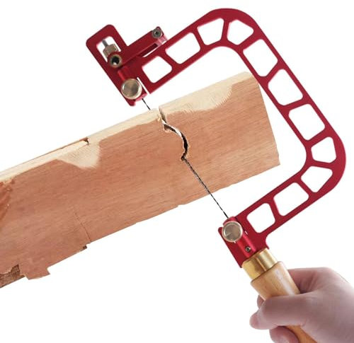 Sega da traforo per telaio in acciaio, sega da traforo in alluminio | Sega a filo manuale per incisione di precisione per utensili per la lavorazione del legno,Utensili manuali efficienti, autopulenti