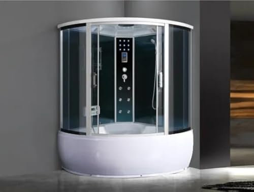 Bagno Italia Cabina idromassaggio 150x150 6 getti con vasca box doccia multifunzione bagno turco
