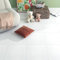 Decotalk Vinylboden PVC Bodenbelag Weiß Selbstklebende Bodenfliesen 30X30cm /3 Stück Vinylboden Selbstklebend Weiß Schnelle Installation PVC Bodenplatten Verschleißfest Klebefliesen Boden