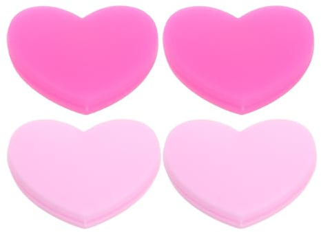 TOYANDONA Smorzatori di Vibrazioni in Silicone a Forma di Cuore per Racchetta da Tennis, Set da 4 Pezzi Ammortizzatori Antivibranti per Protezione Polso, Accessori per Giocatori di Tennis