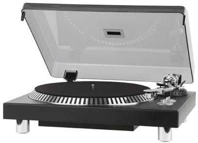 Krüger&Matz KM0517 Plattenspieler Model TT-602 schwarz/Silber