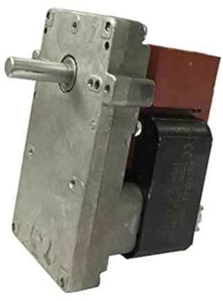 Motorreductor para estufa de pellets Kenta K9117156 5 rpm Eje de 8,5 mm motor para carga de pellets