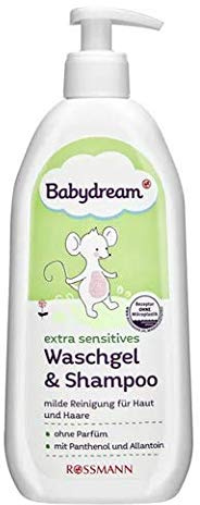 Baby extra sensitives Waschgel & Shampoo - Milde Reinigung für Haut und Haare - 500 ml