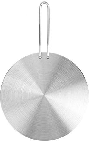 Ejoyous Plaque d'Adaptation pour Cuisinière Induction, Diffuseur de Chaleur en Acier Inoxydable, 20/22/24CM
