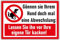 Gönnen Sie ihrem Hund eine Pause Kein Hundeklo Hundetoilette - Schild Hunde kacken verboten - Verbotsschild Hundeverbotsschild Verbot Hundeklo Hundekot Hundehaufen Hundekacke