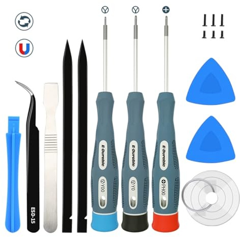 YEGRUEB Y0 Y00 PH00 skruvmejsel för Nintendo Switch, Cross Wing Precision Screwdriver Repair Tool Kit kompatibel med Switch New 3DS Wii/Wii-U