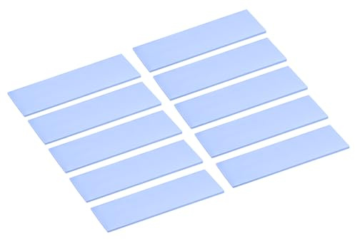 sourcing map 10 Pack M.2 Thermal Pad 70x22x1.5mm for Pc M.2 2280 nvme SSD Heatsink Cooler