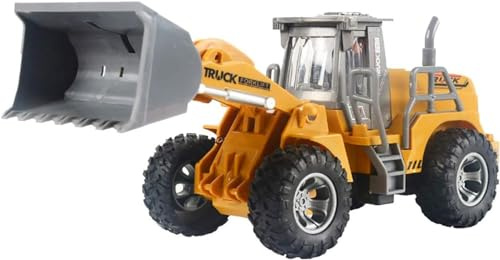 MIXEL Remote Control Excavator Truck, JH 75-5 1/30 27MHZ 5CH Construction Bulldozer Toy, Sand Digger, Vibrant Colour, Durable Construction, Fun And Interactive Toy, Promote Motor Skills