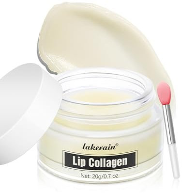 Erinde Maschera Labbra Notte Naturale, Idratante con Olio di Cocco e Vitamina E, Ripara e Nutre le Labbra, Riduce le Linee Sottili, Previene Secchezza e Screpolature, Effetto Labbra Morbide Seducenti