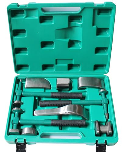 Auto Body Hammer Dolly Set for Metal Dent Repair and Panel Shaping