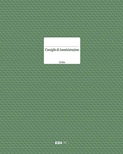 EDIPRO - E2386 - Verbale consiglio di amministrazione 92 pagine numerate f.to 31x24,5