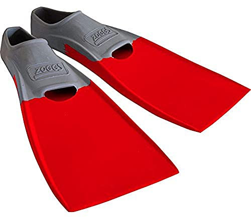 Zoggs Long Blade Rubber Fin flossen, Mehrfarbig (Mehrfarbig), Einheitsgröße