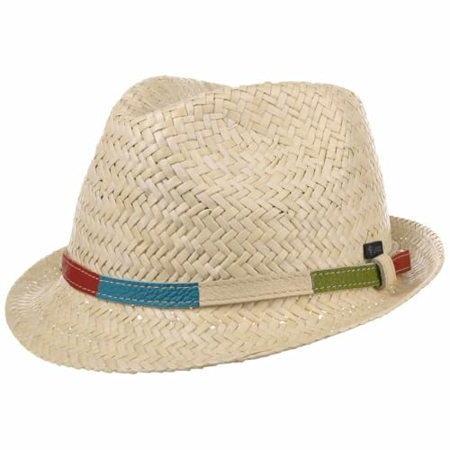 LIPODO Colour Band Cappello Trilby in Paglia Prodotto in Italia Bambini Primavera Estate