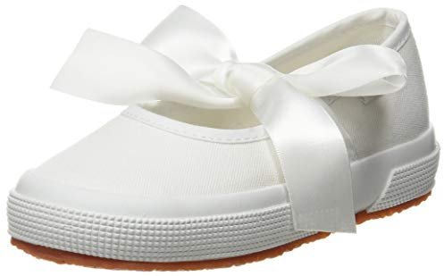 Superga 2257-cotj, Bailarinas con Tira de Tobillo Niñas, Blanco (White 900), 34 EU