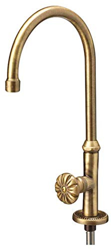 Rubinetto per Fontana da Giardino a Sfera in Ottone Belfer RUB/009