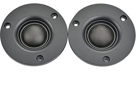 RZQMPV 2Pcs 3Inch Audio Portable Speakers 20W 25 Core 4Ohm Original Silk Film Tweeter HiFi Speaker Enthusiast Stereo Loudspeaker Bookshelf speaker(4ohm)