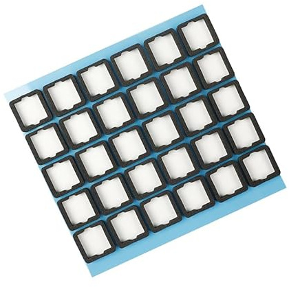 120PCS Teclado Mecánico Interruptor Amortiguadores de Sonido Eje Silenciador Almohadillas de Espuma 3.5mm (Poron)
