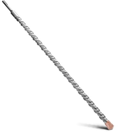MOXPIFY Broca SDS Plus de 20 x 1000 mm con espiral doble, taladro de percusión para hormigón, piedra, piedra natural