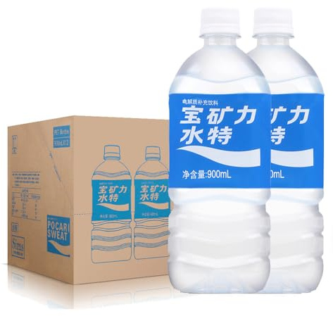 Pocari Sweat Ion Supply Drink 900ml x 12 Bottles – Electrolyte Hydration Beverage – Replenishes Ions & Fluids – Refreshing Sports Drink (CN Version)