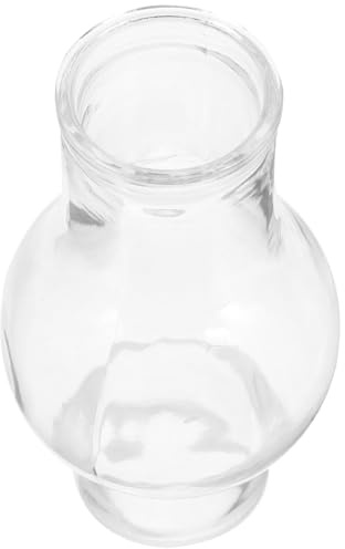KONTONTY Pantalla De Vidrio Transparente Para Lámpara De Aceite Y Queroseno Repuesto Chimenea Protección Contra Viento Accesorio Para Iluminación De Interior