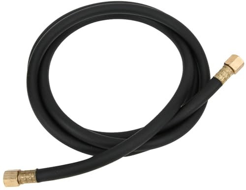 Argon Hose, Inert Gas Hose Rubber Brass Gas Hose Nut 1/4 Inch High Flexibility Compressed Air Hose Welding Union for Air, Mechanicalcomponents (2m/6.6ft)