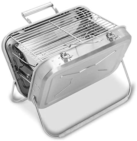 Camping Grill Träkol Bärbar Kolgrill BBQ Grill Vikbar Liten Grillgrill För Utomhusgrillning Camping Picknick BBQ Spis Campinggrill Picknickgrill