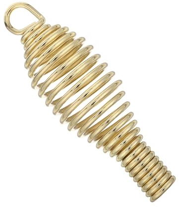 MAGICLULU Mango Ergonómico Resistente para Estufa de Leña, Acero Inoxidable, Resorte Antiquemaduras, Agarre Cómodo para Pozo de Fuego y Barbacoa,