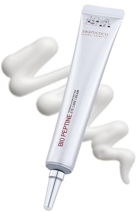 SWANICOCO - Eye Cream with Fermented Peptin - Eye Cream with 8 Peptides and Niacinamide, Anti-Ageing Eye Cream