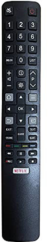 Replacement for tcl remote control RC802N Applicable for TCL Thomson smart tv remote 4K LCD LED TV- NO SETUP REQUIRED