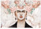 Fototapete Blumen Frida Kahlo Rosa Pfingstrose Romantisch Rosen Wohnzimmer Schlafzimmer Wandtapete Vlies Tapete Latexdruck UV-Beständig Montagefertig (14111, V4 (254x184 cm) 2 Bahnen)