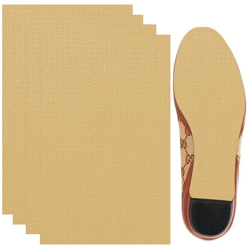 XINSUO® Almohadillas antideslizantes de 19 cm, 4 unidades de suela de goma antideslizante, protectores de talón para zapatos, adhesivos antideslizantes para zapatos, desgaste reducido de la suela para